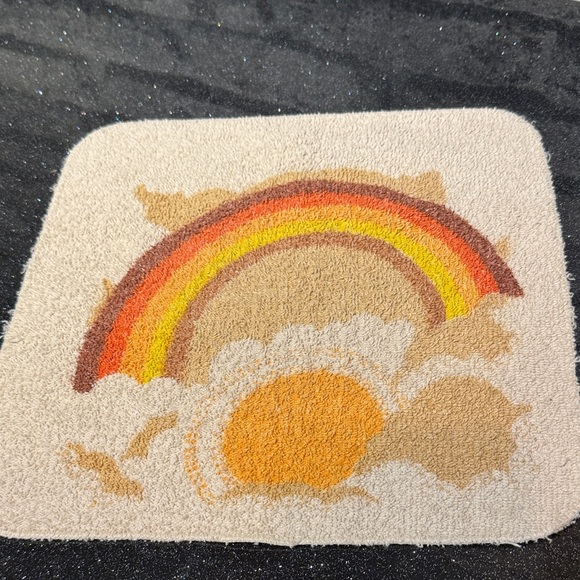 Vintage Cannon Rainbow Towel Bath Cloth Pair - Picture 4 of 6